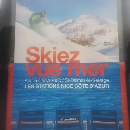 Appartement Auron, 2 Pièces Meublé, Coin Montagne,6 Couchages
